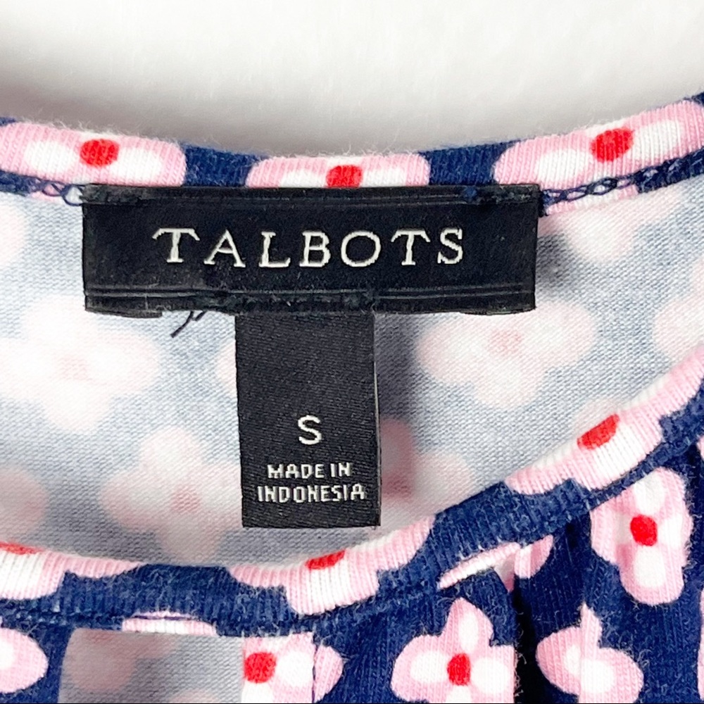 TALBOTS Floral Sleeveless V-Neck Cinched Waist Maxi Dress Small Casual Spring - Picture 3 of 7